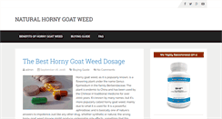 Desktop Screenshot of naturalhornygoatweed.com