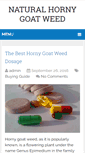 Mobile Screenshot of naturalhornygoatweed.com